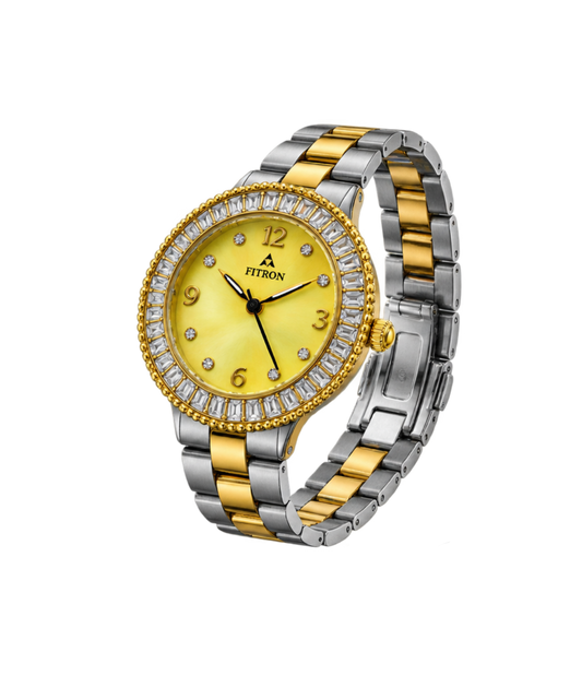 FITRON NO 6064L — Japan Quartz Stainless Steel Watch