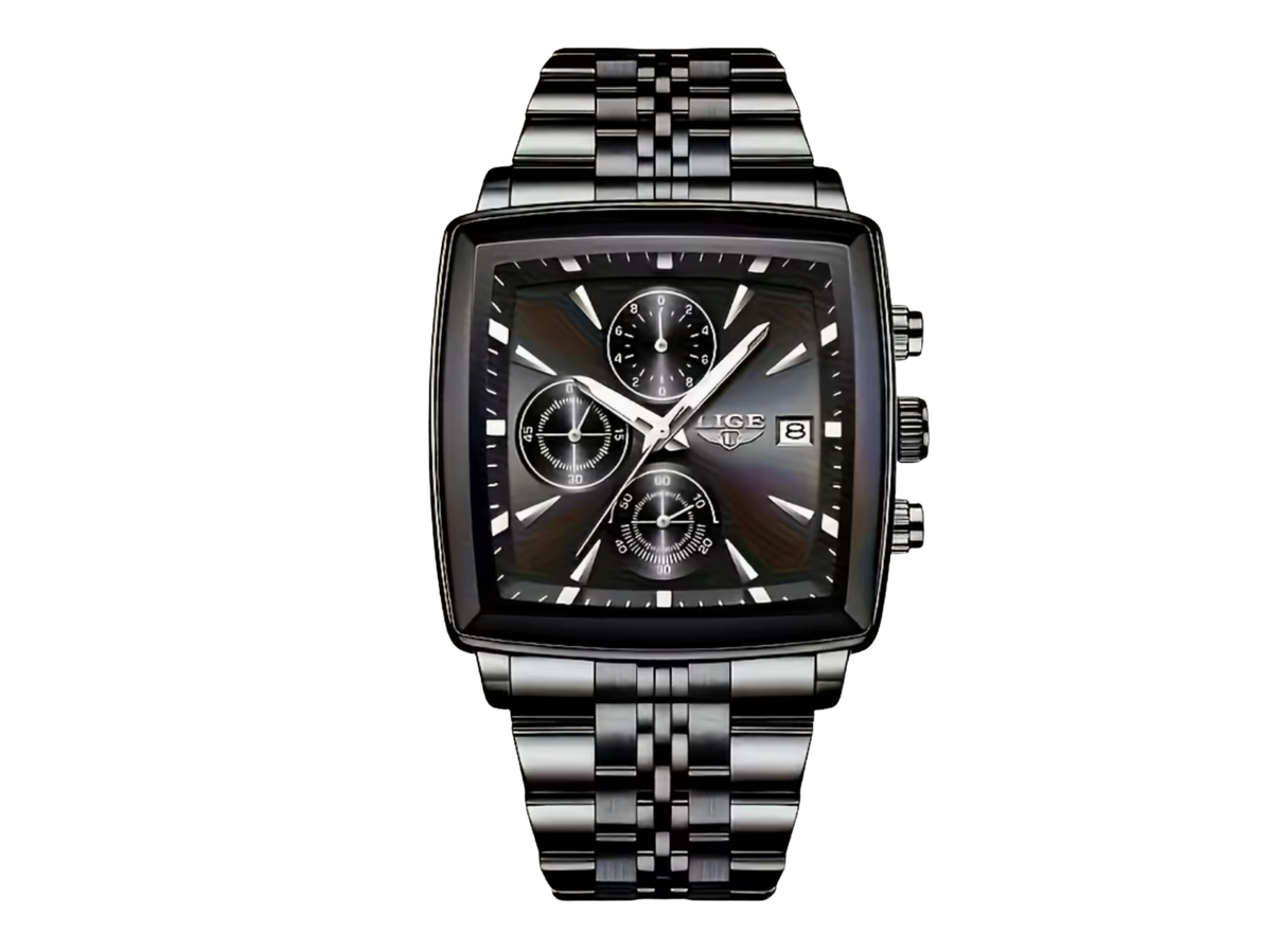 Men’s Lightweight Business Square Watch