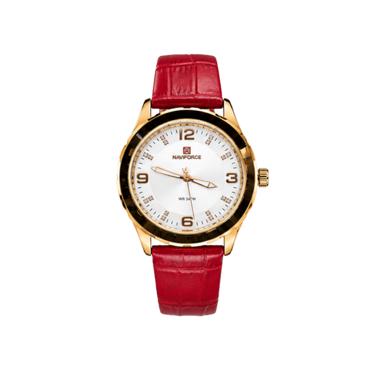NAVIFORCE NF5040 – Red Unisex Stainless Steel Watch
