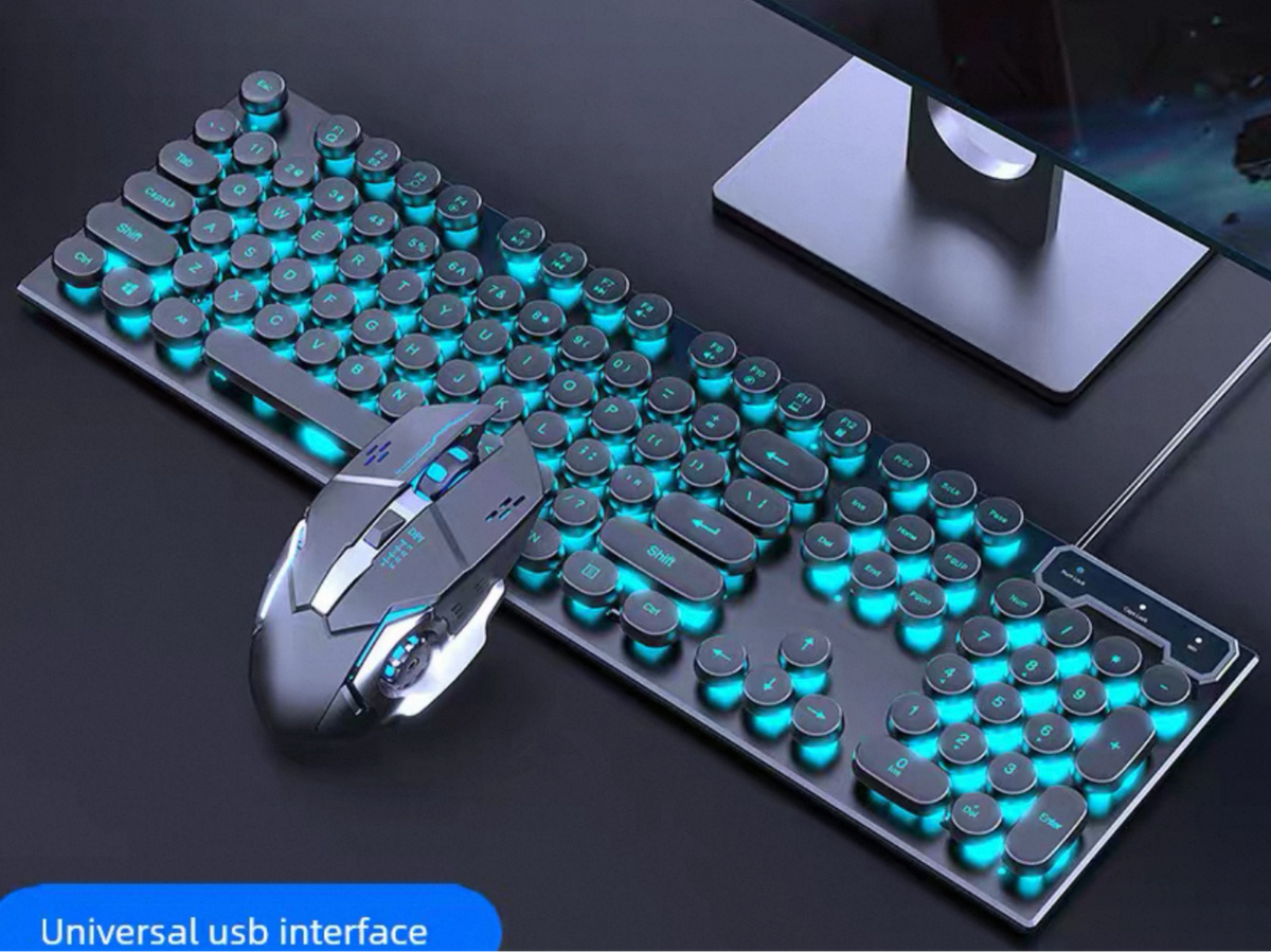 Keyboard &amp; Mouse Set – Wired LED Gaming &amp; Office Combo