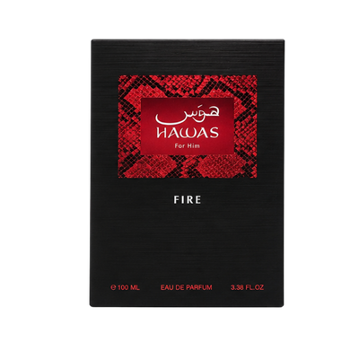 Rasasi Hawas For Him Fire Eau de Parfum 100ml | Long Lasting Men's Perfume