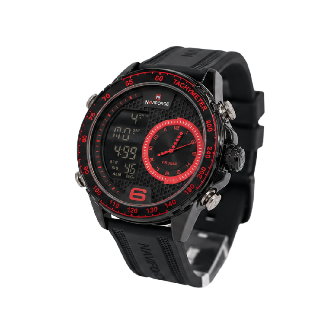 NAVIFORCE  NF9199 Men's Digital &amp; Analog Sports Watch