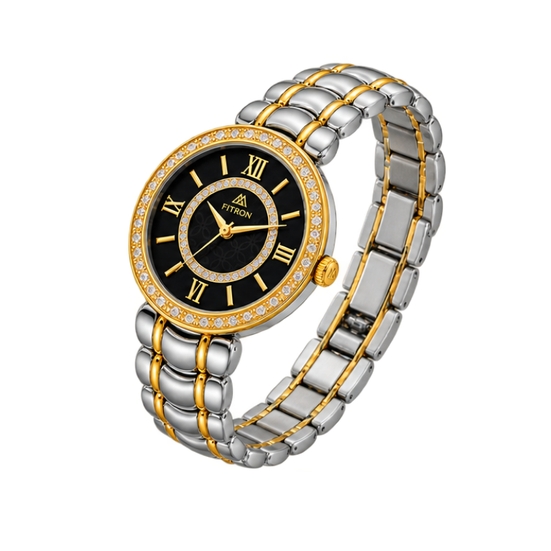FITRON Luxury Two-Tone Women’s Watch -N9981L