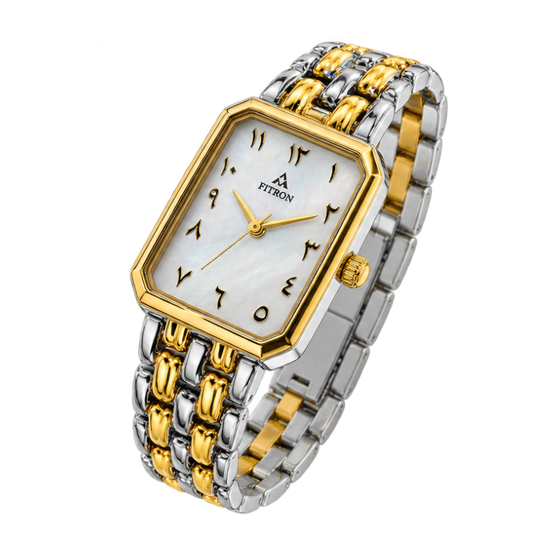 FITRON No. 6051L – Japan Quartz Stainless Steel Watch