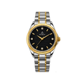 FITRON Luxury Two-Tone Black Dial Watch-NO 6081L