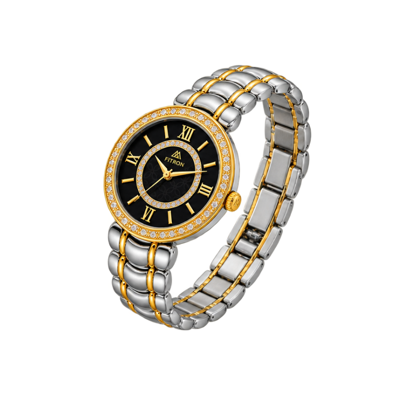 FITRON Luxury Two-Tone Women’s Watch -N9981L