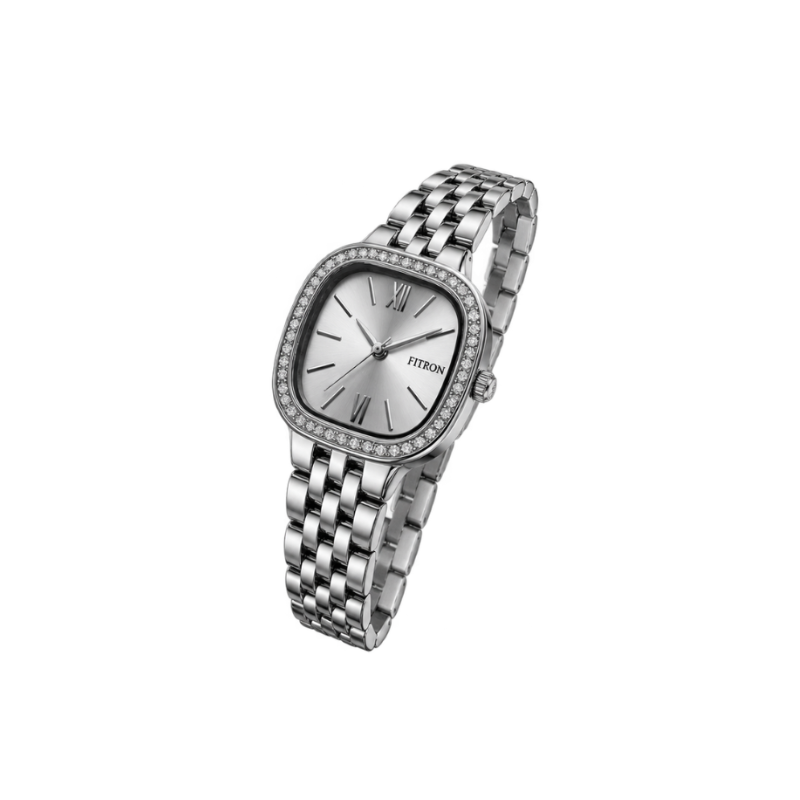 FITRON Japan Quartz Stainless Steel Watch-NO 6058L