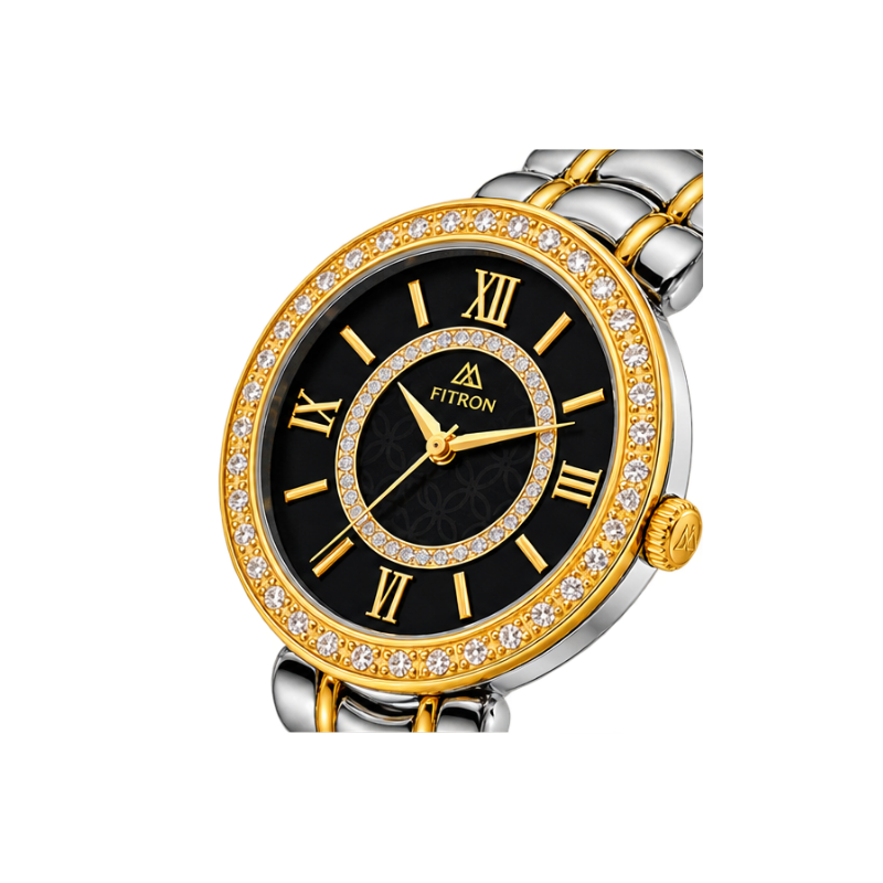 FITRON Luxury Two-Tone Women’s Watch -N9981L