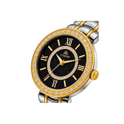 FITRON Luxury Two-Tone Women’s Watch -N9981L