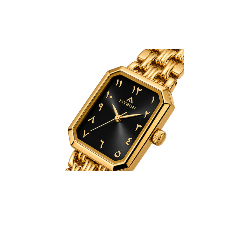 FITRON No. 6051L – Elegant Gold Watch