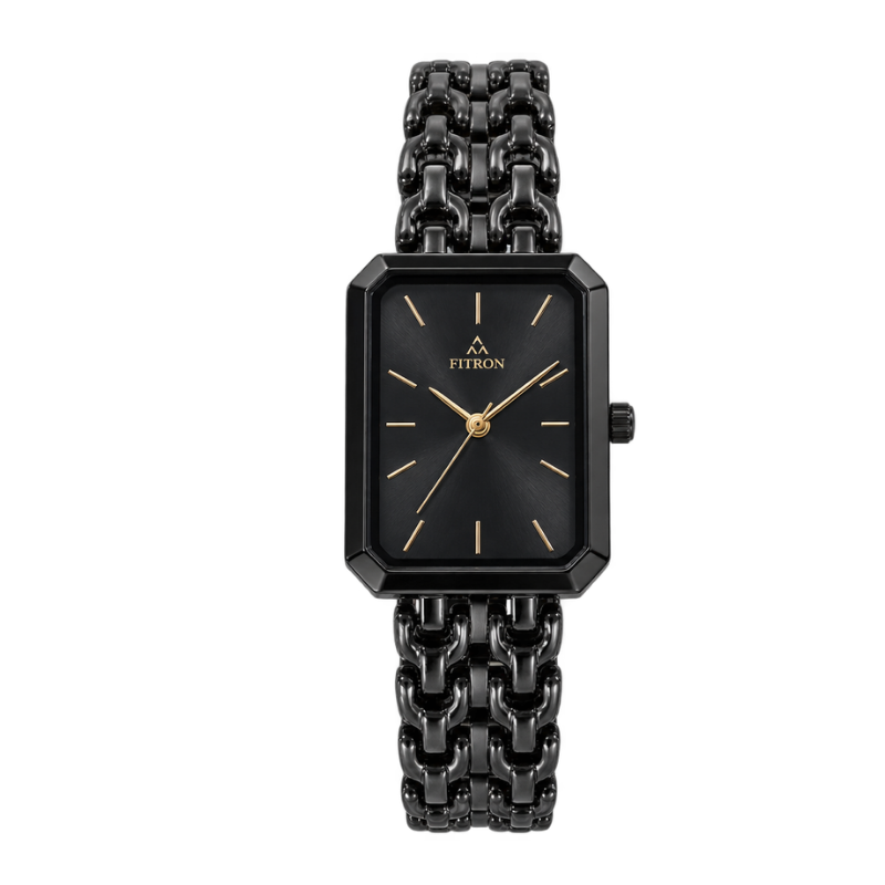 FITRON No. 9728L  — Japan Quartz Stainless Steel Watch