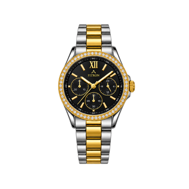 FITRON No. 6078L – Japan Quartz Stainless Steel Watch