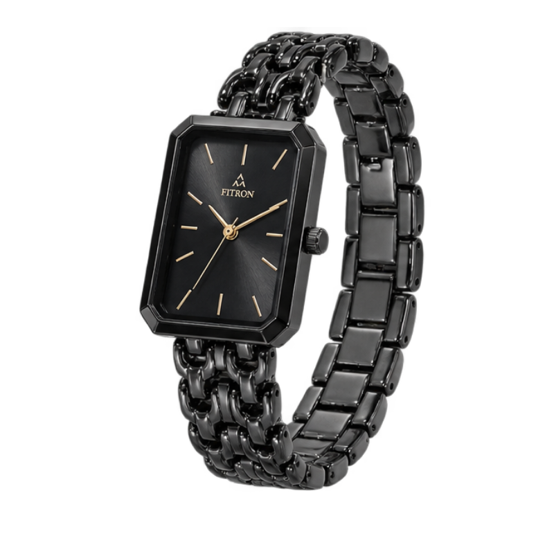 FITRON No. 9728L  — Japan Quartz Stainless Steel Watch