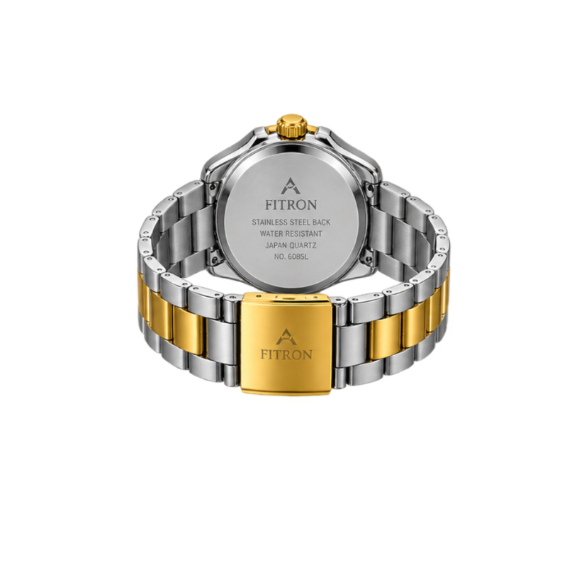 FITRON No. 6078L – Japan Quartz Stainless Steel Watch