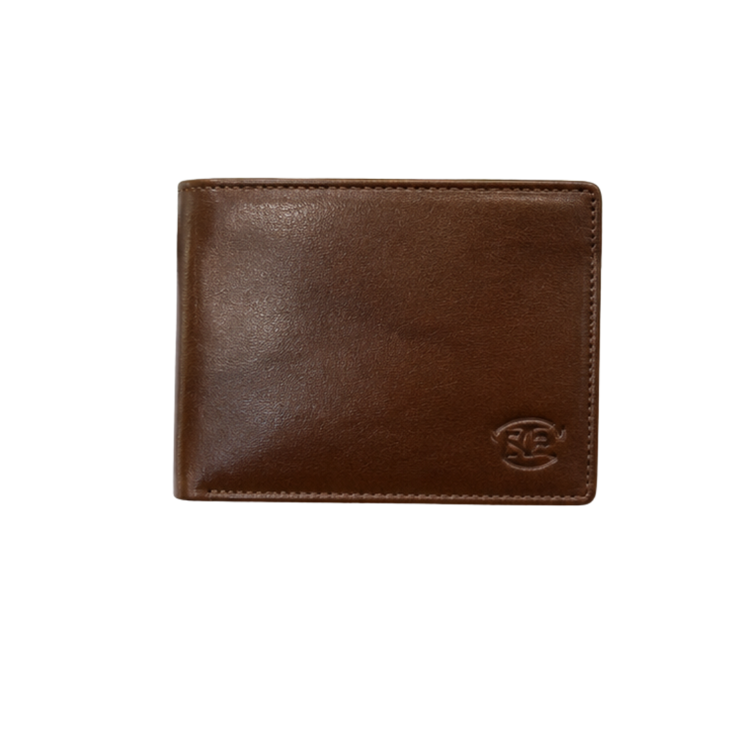 Luxurious leather RFID wallet