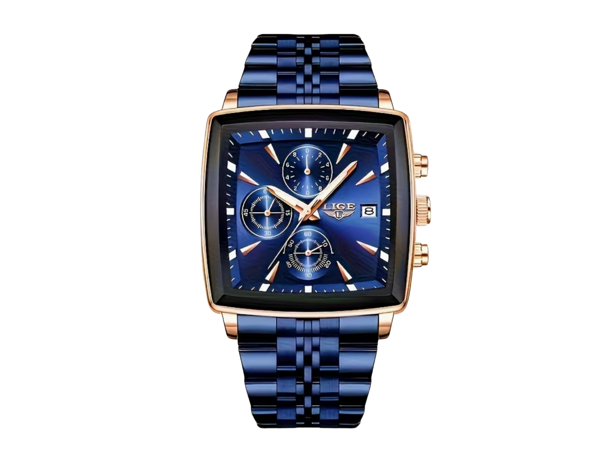 Men’s Lightweight Business Square Watch