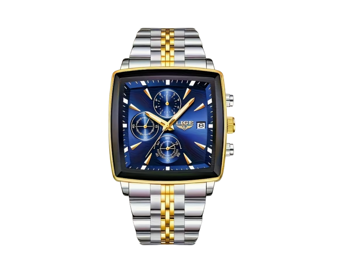 Men’s Lightweight Business Square Watch