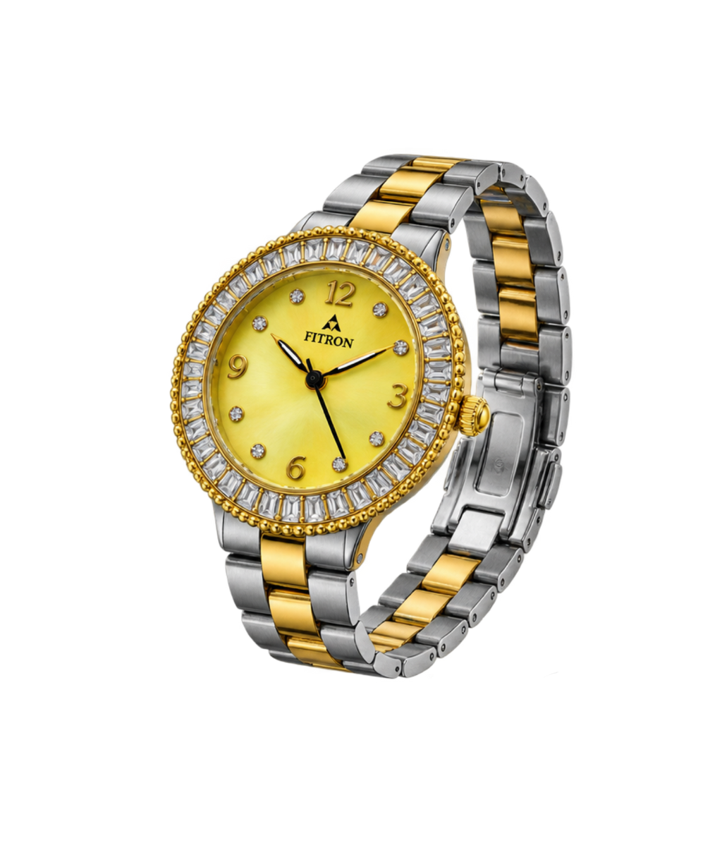 FITRON NO 6064L — Japan Quartz Stainless Steel Watch