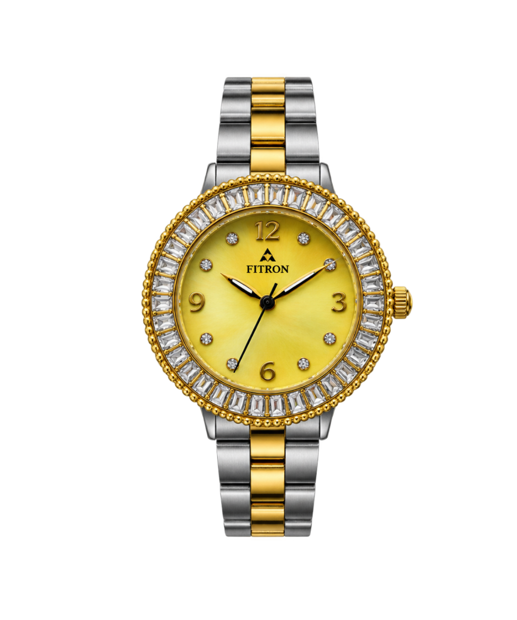 FITRON NO 6064L — Japan Quartz Stainless Steel Watch