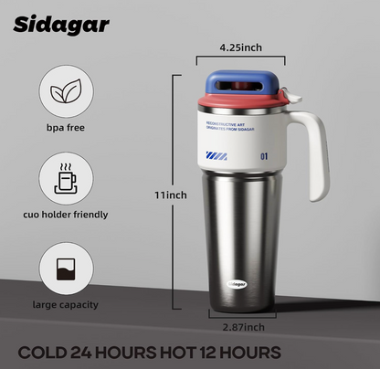 Car Vacuum Cup Stainless Steel  Capcity 1000ML