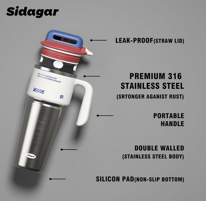 Car Vacuum Cup Stainless Steel  Capcity 1000ML